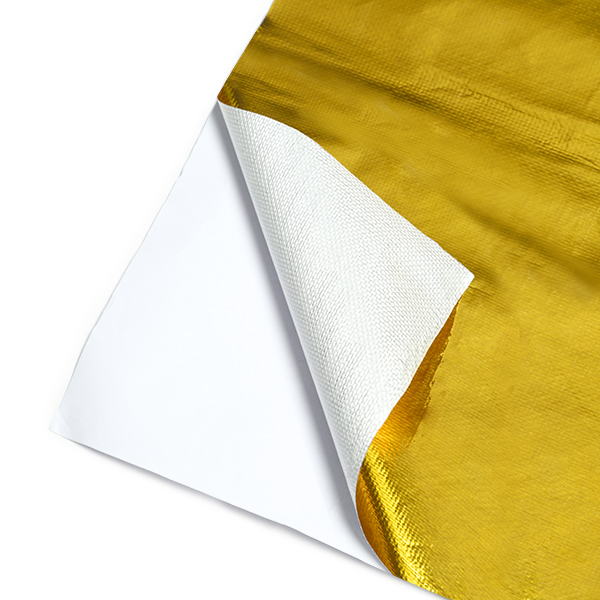 Mishimoto — Mishimoto Gold Reflective Barrier w/ Adhesive Backing 24 inches x 24 inches - view 3